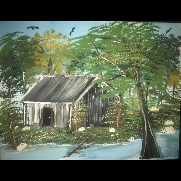 Nice amateur painting signed no frame - Picture 2 of 4